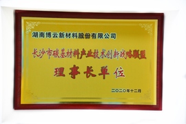 长沙市碳基材料产业技术创新战略联盟理事长单位